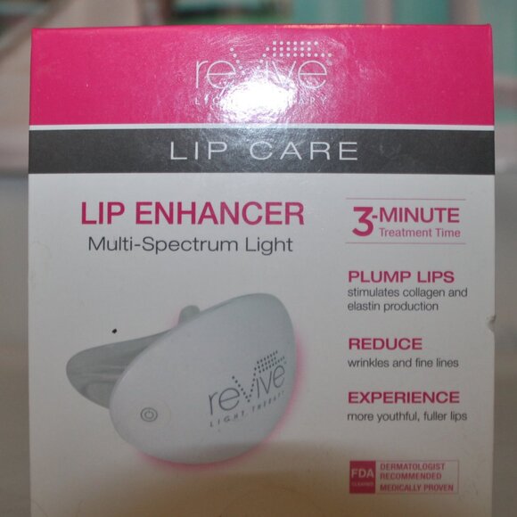 New $125 Revive Lip Care Enhancer Device For Fuller Plumper Lips Less Wrinkles - Picture 3 of 10